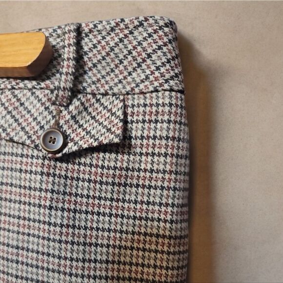 LOFT Checkered Wool Dress Shorts Size 6 - Picture 2 of 7